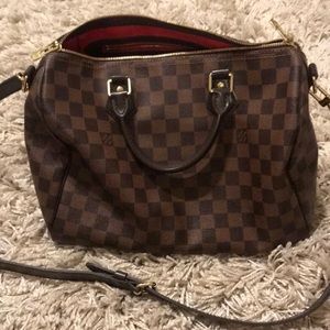 Authentic Louis Vuitton Damier Ebene Speedy 30